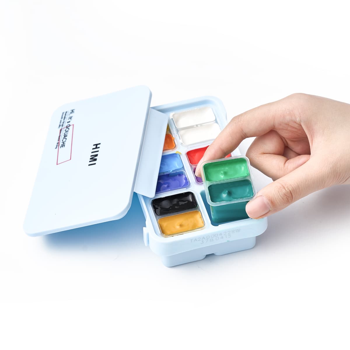 Tinta Guache Profissional Himi 12 Cores Básicas