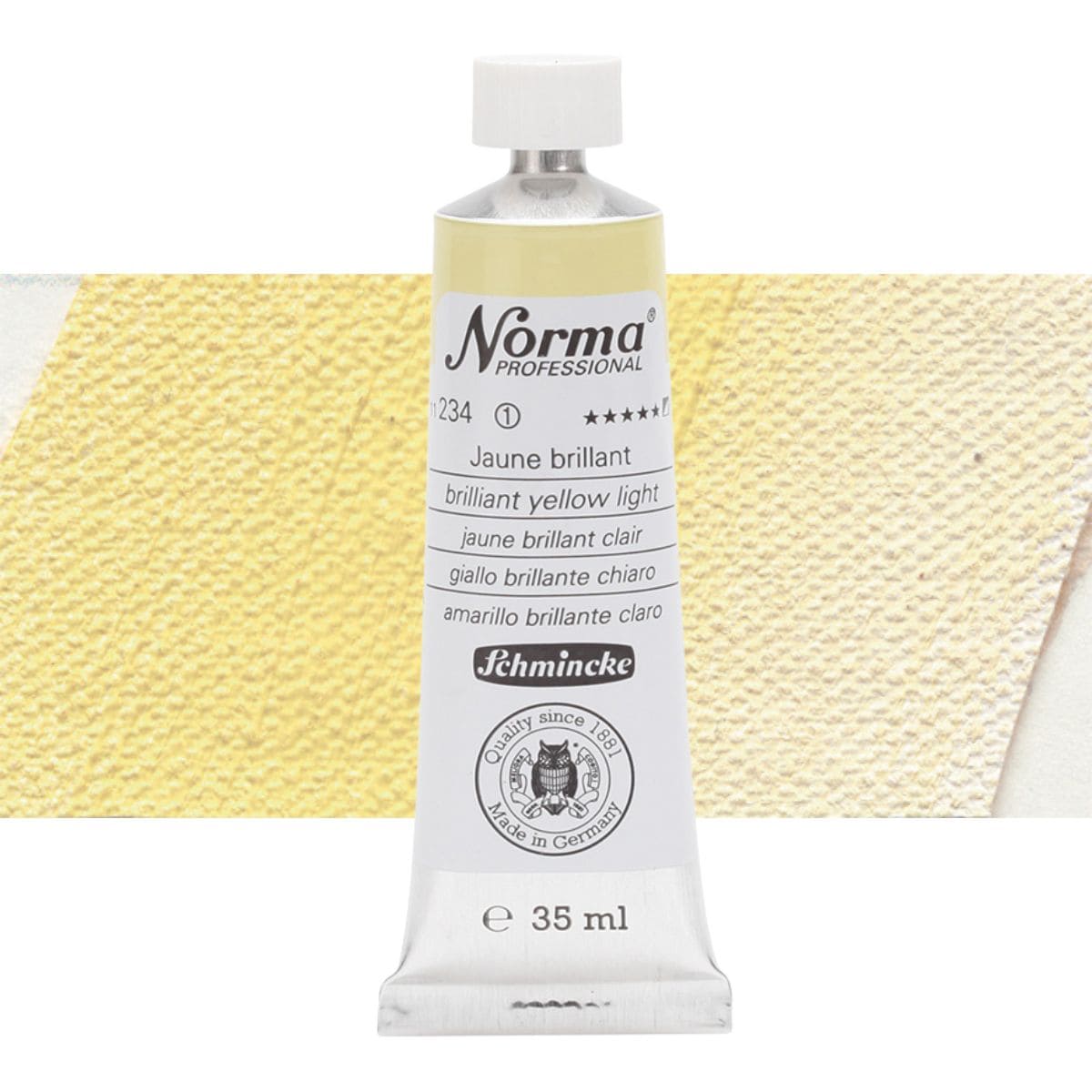 Tinta Óleo Schmincke Norma 35ml S1 234 Brilliant Yellow Light