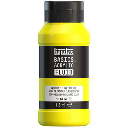 Tinta Acrílica Liquitex Basics Fluída 118ml Cadmium Yellow Light Hue