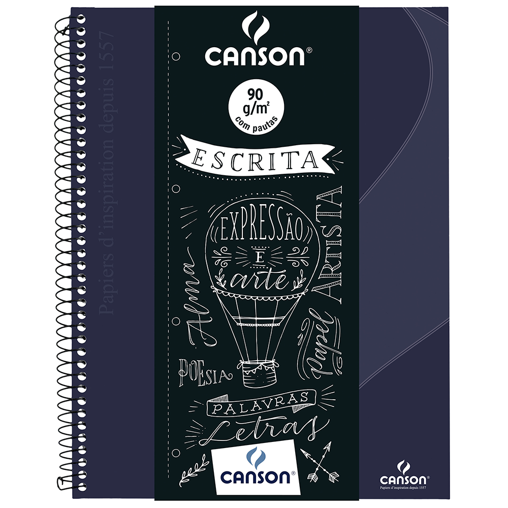 Caderno Universitário Canson A4 80 Folhas - Azul