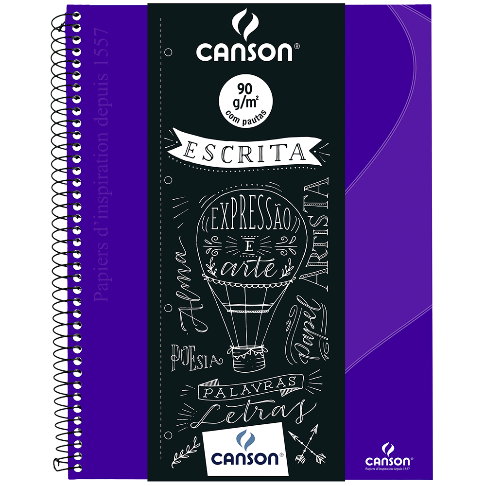 Caderno Universitário Canson A4 80 Folhas - Roxo