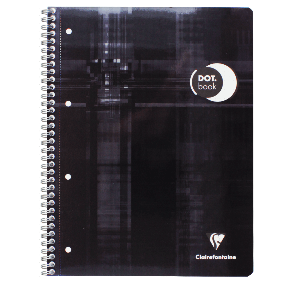 Caderno Pontilhado Dot Book Clairefontaine A4+ Preto