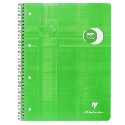Caderno Pontilhado Dot Book Clairefontaine A4+ Verde