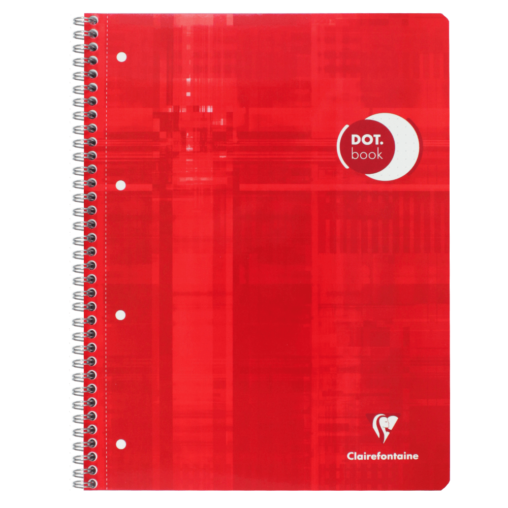 Caderno Pontilhado Dot Book Clairefontaine A4+ Vermelho
