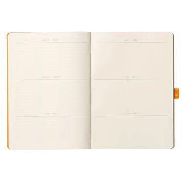 Caderno Goalbook Rhodia A5 90g 120 Folhas Pontilhado Burgundy