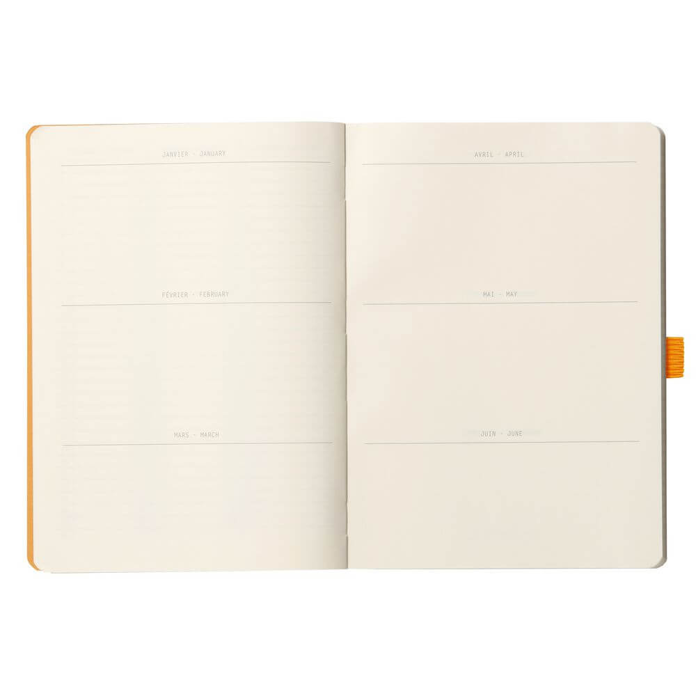 Caderno Goalbook Rhodia A5 90g 120 Folhas Pontilhado Peacock