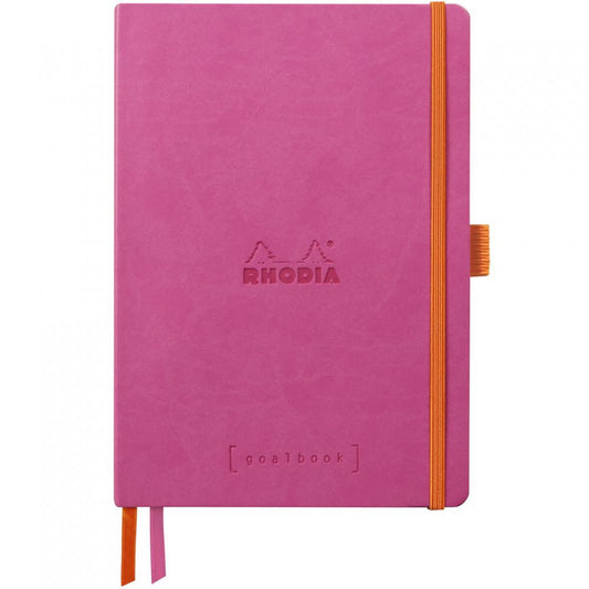 Caderno Goalbook Rhodia A5 90g 120 Folhas Pontilhado Fuchsia