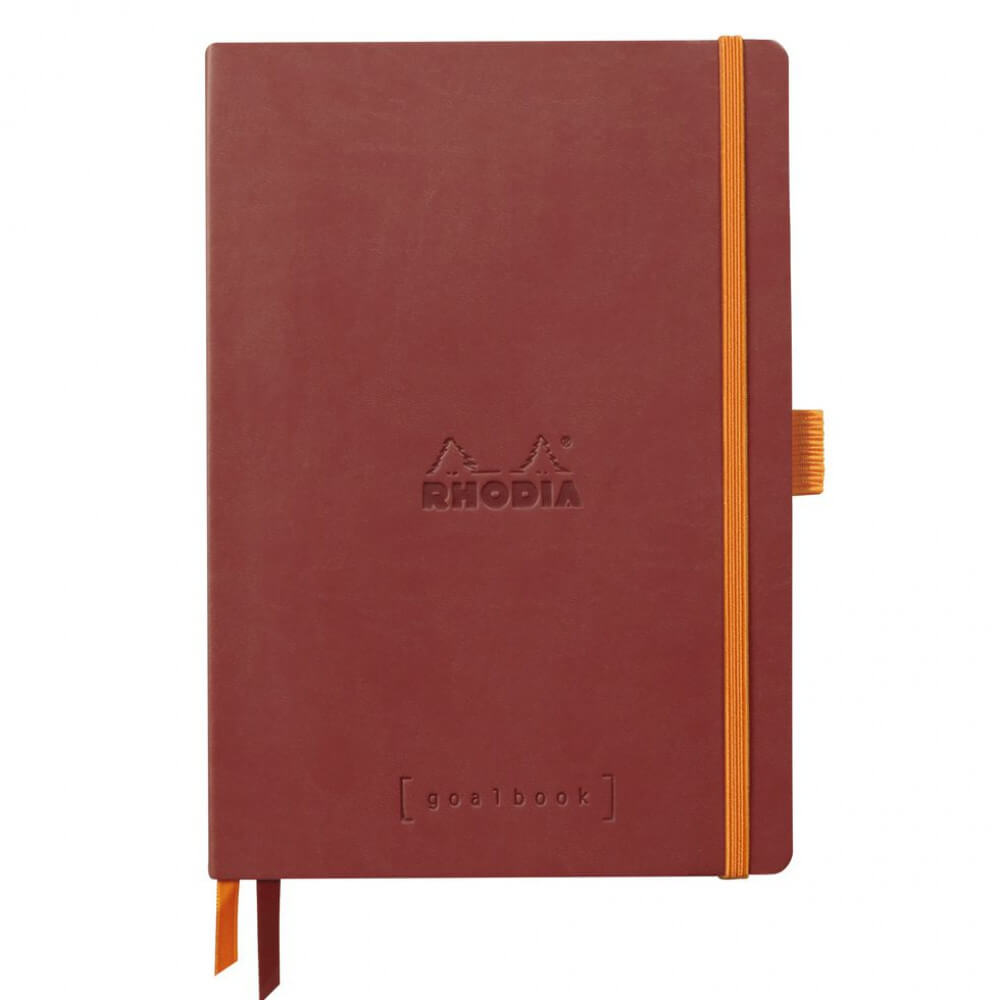 Caderno Goalbook Rhodia A5 90g 120 Folhas Pontilhado Nacarat