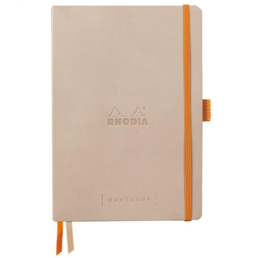 Caderno Goalbook Rhodia A5 90g 120 Folhas Pontilhado Rose Smoke