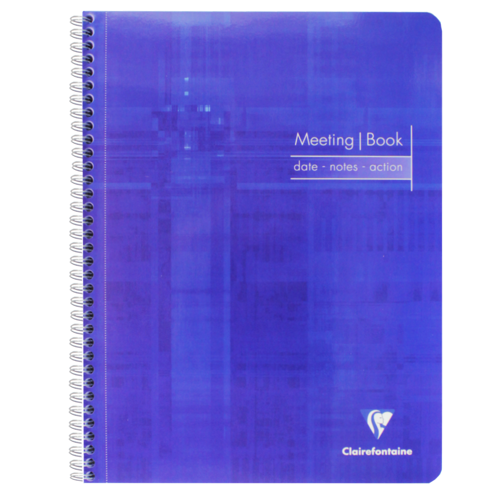 Caderno de Anotações Meeting Book Clairefontaine A4+ Azul