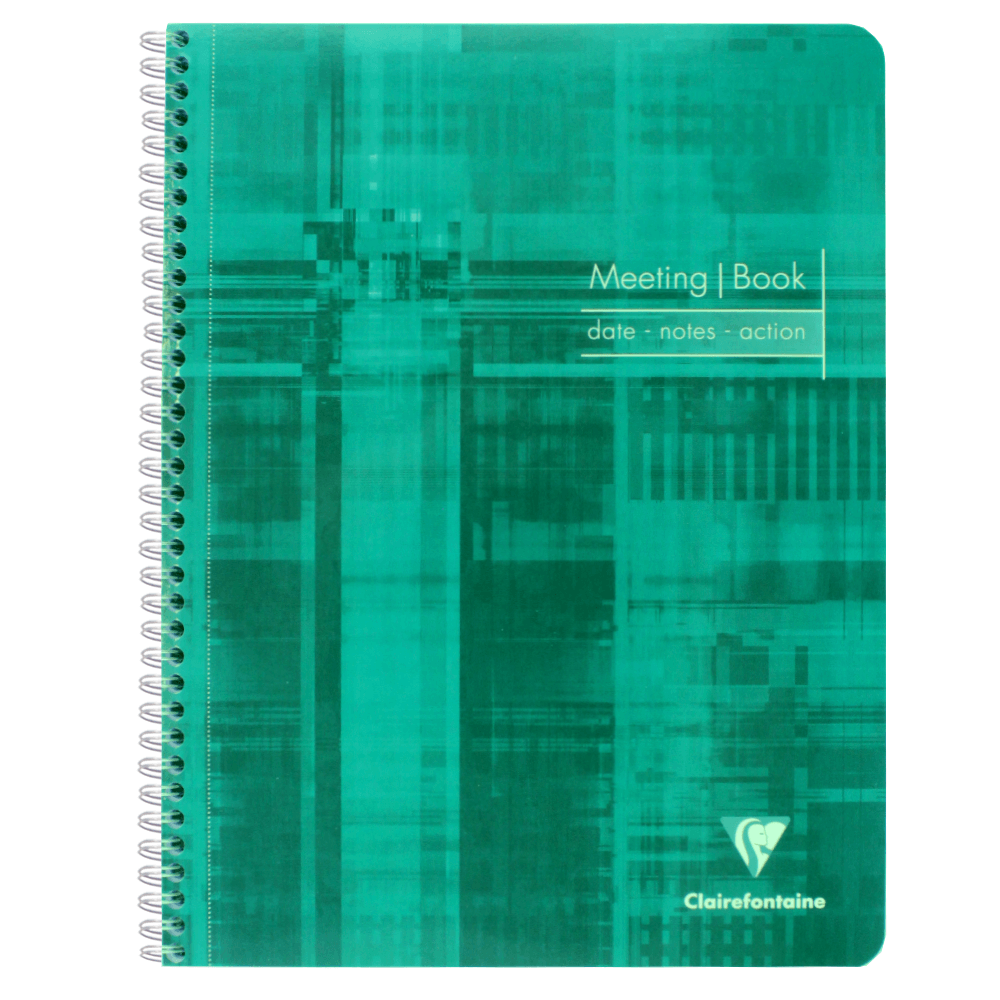 Caderno de Anotações Meeting Book Clairefontaine A4+ Preto