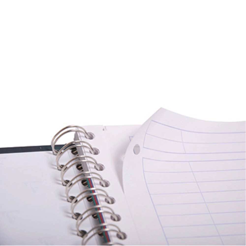 Caderno Quadriculado Bind'O Block Clairefontaine 16x21cm Preto