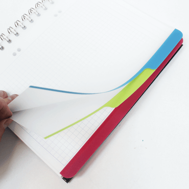 Caderno Quadriculado Bind'O Block Clairefontaine 16x21cm Preto