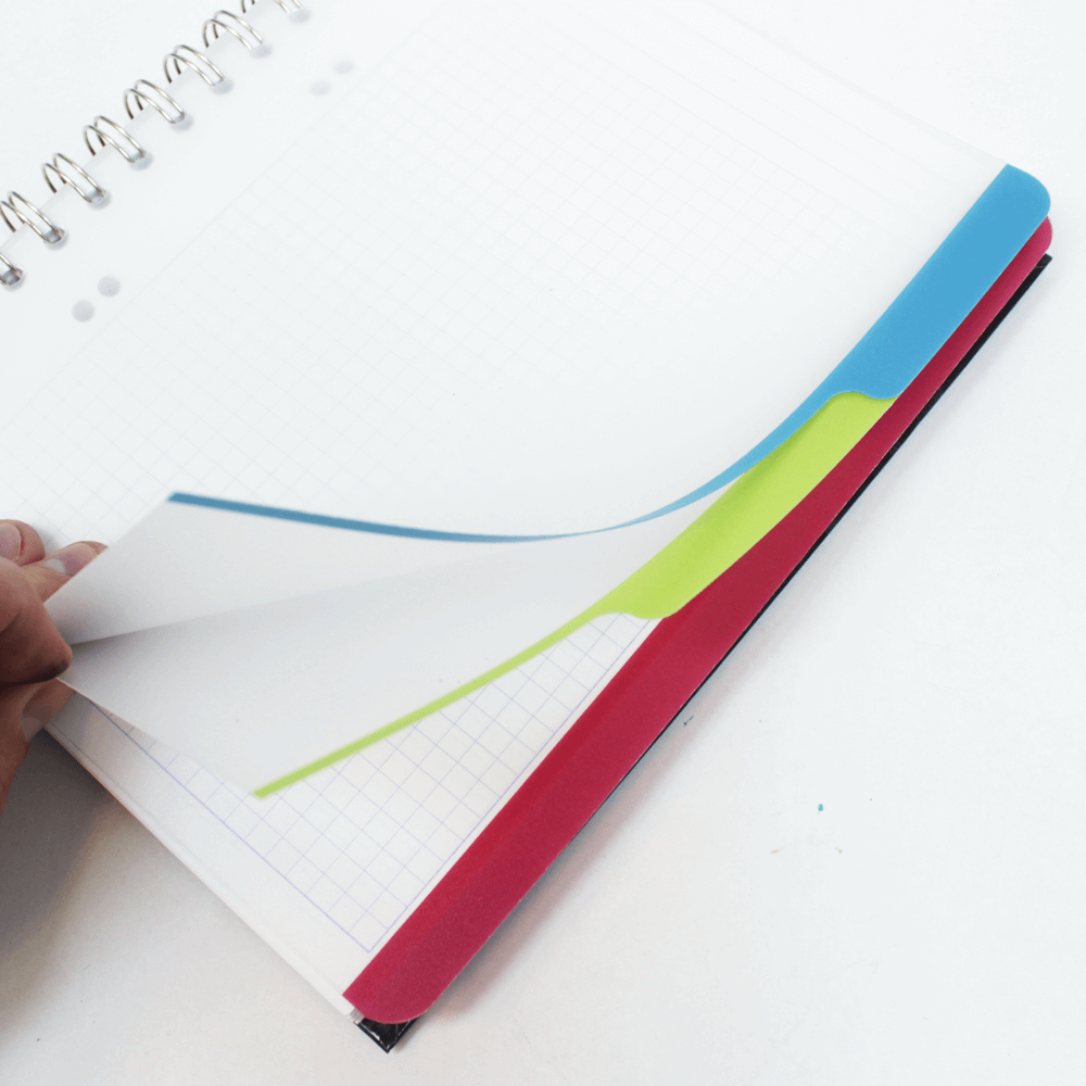 Caderno Quadriculado Bind'O Block Clairefontaine 16x21cm Preto