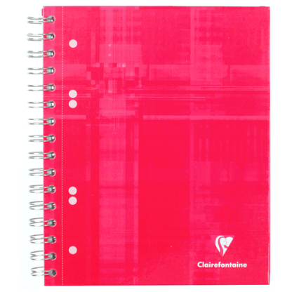 Caderno Quadriculado Bind'O Block Clairefontaine 16x21cm Vermelho