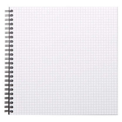 Caderno Quadriculado Reverse Rhodia 21X21cm Capa Preta