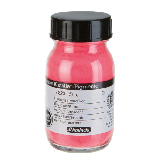 Pigmento em Pó Schmincke 100ml S2 823 Fluores Red