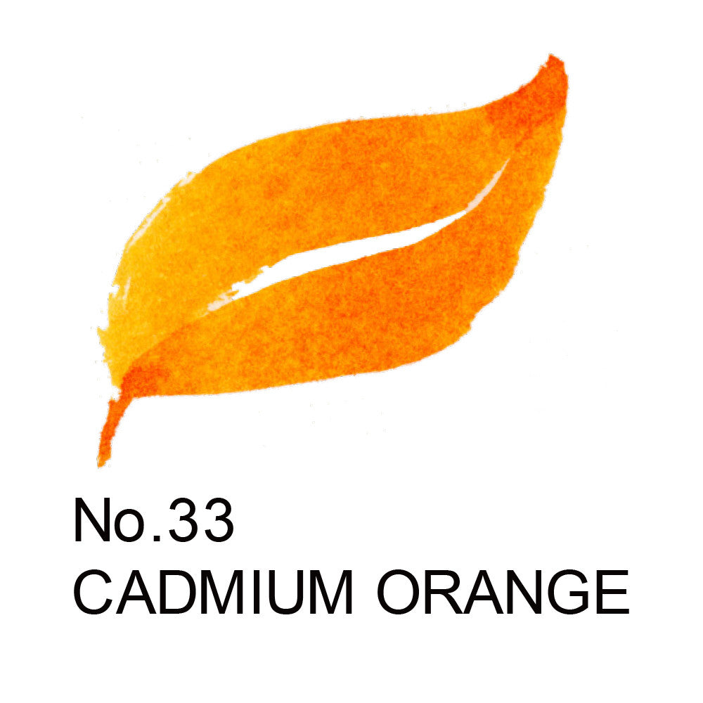 Caneta Pincel Kuretake Cambio Tambien 33 Cadmium Orange