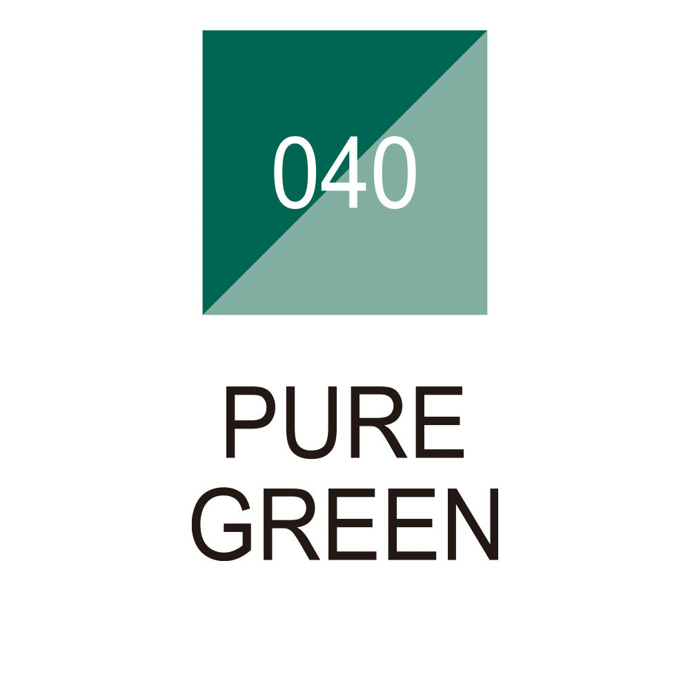 Caneta Brushables Ponta Dupla Kuretake Green