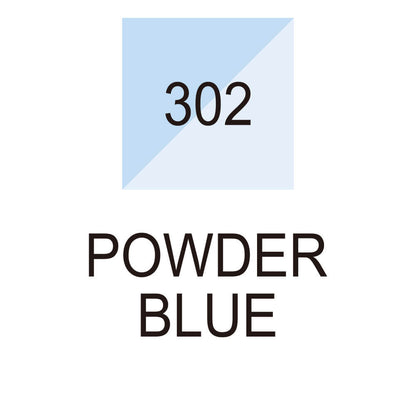 Caneta Brushables Ponta Dupla Kuretake Powder Blue