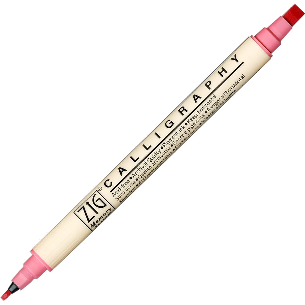 Caneta Caligrafia Artística Zig Kuretake 021 Salmon