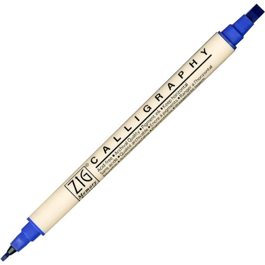 Caneta Caligrafia Artística Zig Kuretake 030 Pure Blue