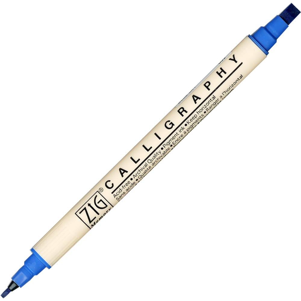Caneta Caligrafia Artística Zig Kuretake 032 Blue Jay