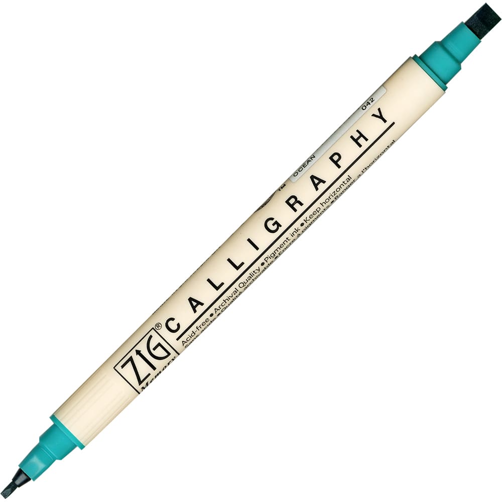 Caneta Caligrafia Artística Zig Kuretake 042 Ocean