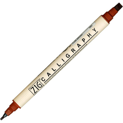 Caneta Caligrafia Artística Zig Kuretake 060 Brown