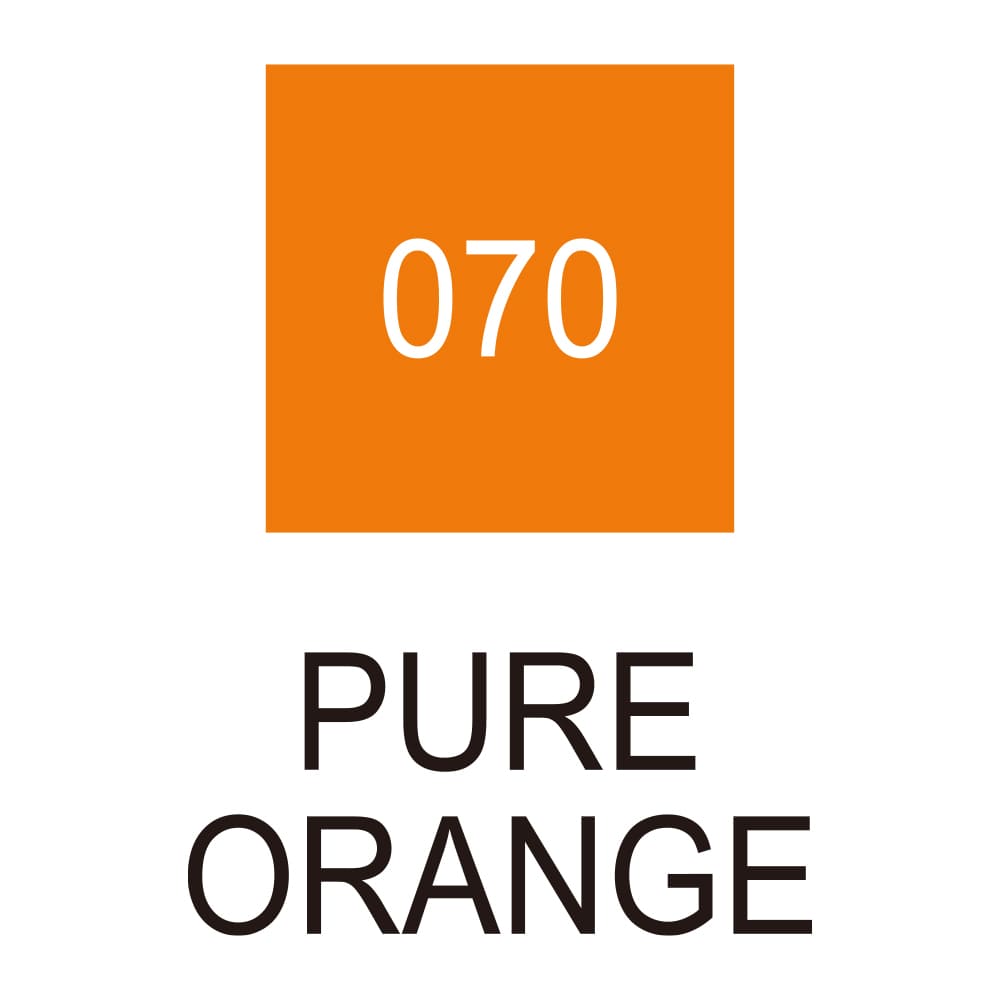Caneta Caligrafia Artística Zig Kuretake 070 Orange