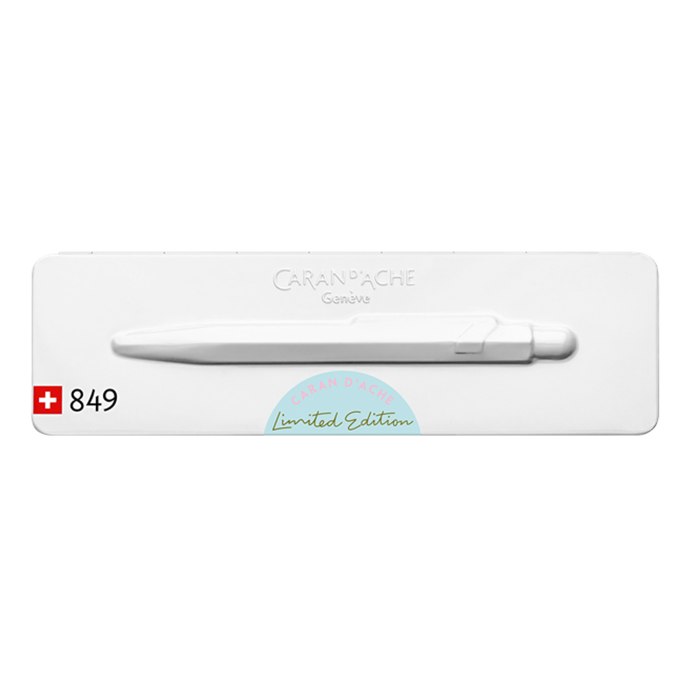 Caneta Esferográfica Caran d'Ache 849 Claim Your Style Bluish Pale Edição Limitada