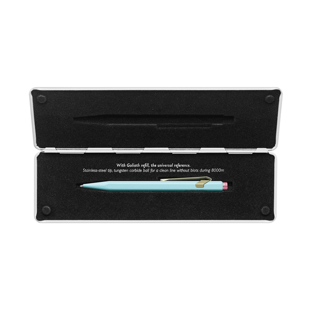Caneta Esferográfica Caran d'Ache 849 Claim Your Style Bluish Pale Edição Limitada