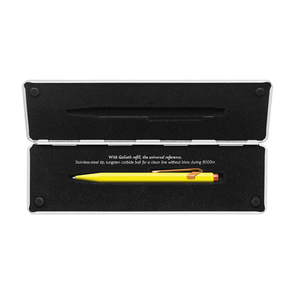 Caneta Esferográfica Caran d'Ache 849 Claim Your Style Canary Yellow Edição Limitada