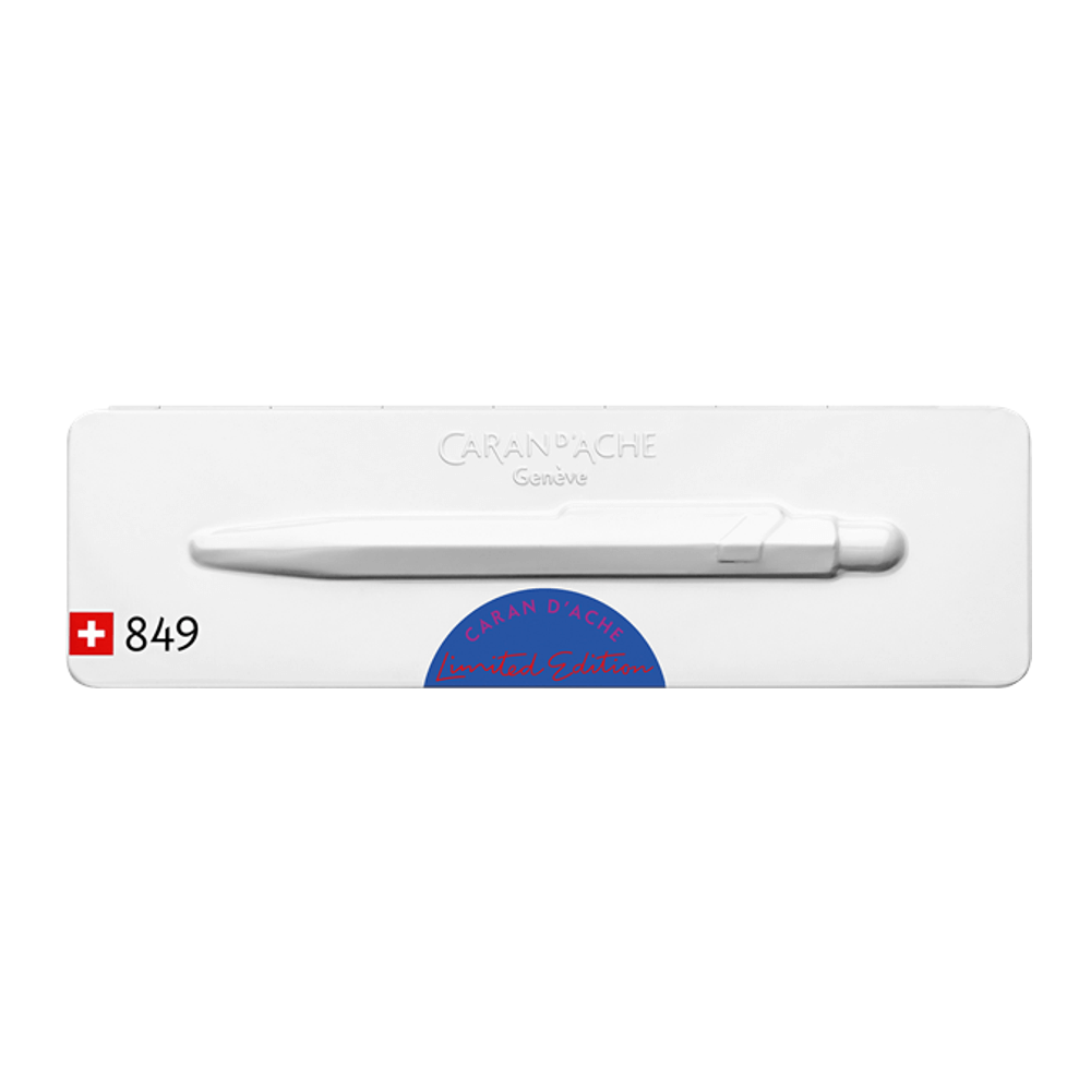 Caneta Esferográfica Caran d'Ache 849 Claim Your Style Cobalt Blue Edição Limitada