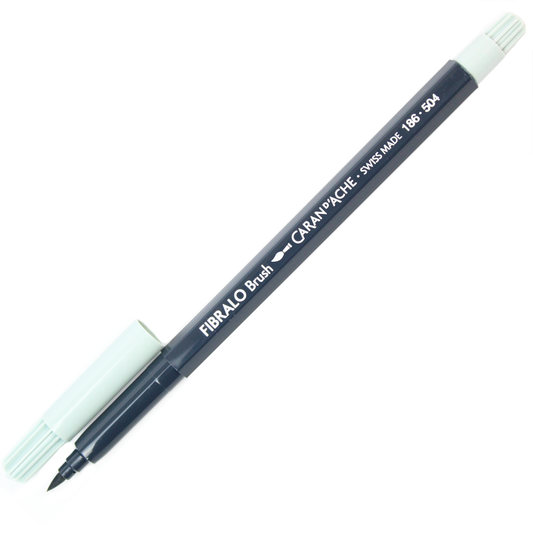 Caneta Aquarelável Fibralo Brush Caran d'Ache Cinza Frio 504