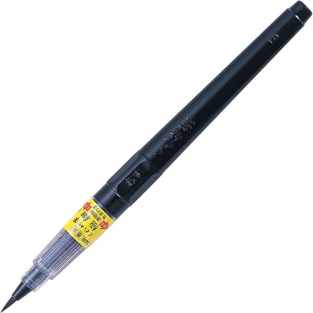 Caneta Fude Pen Kuretake Fina Preta