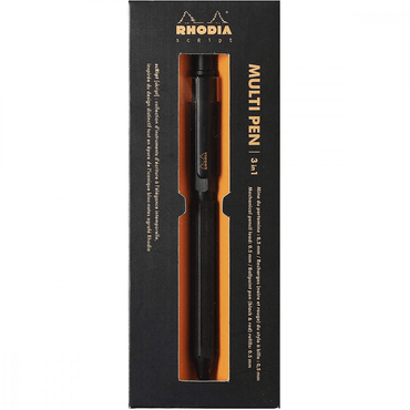 Caneta Multifuncional Rhodia Pen Script Black 