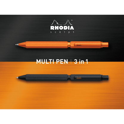 Caneta Multifuncional Rhodia Pen Script Orange 