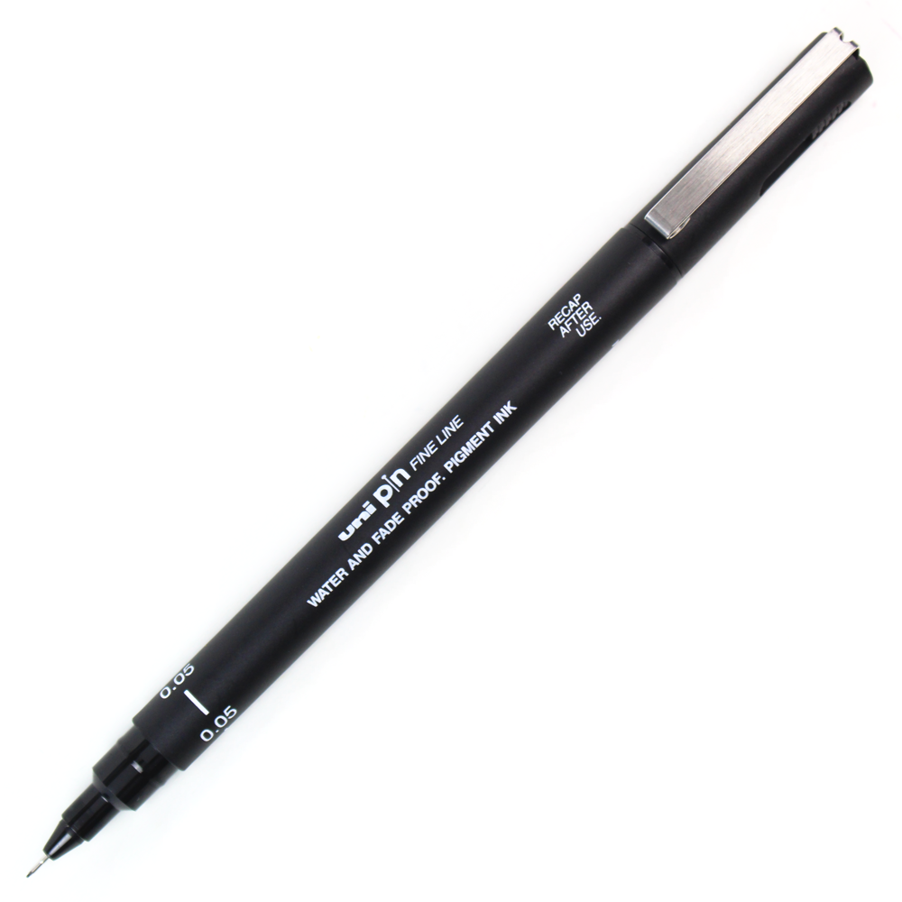 Caneta Nanquim Uni PIN 200 Uni-Ball 0.05 Preto
