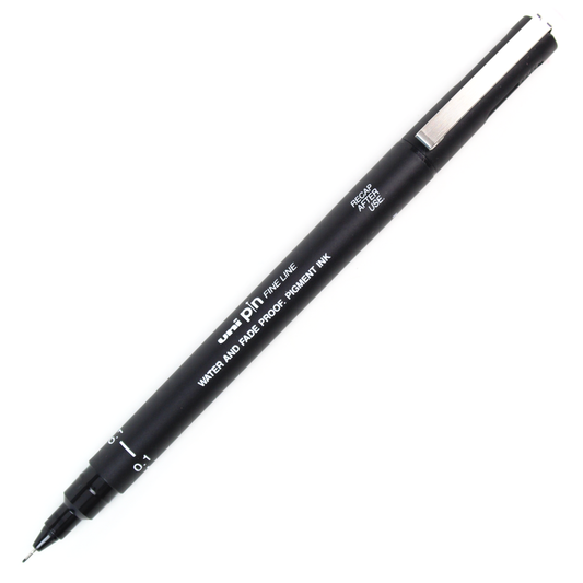 Caneta Nanquim Uni PIN 200 Uni-Ball 0.1 Preto