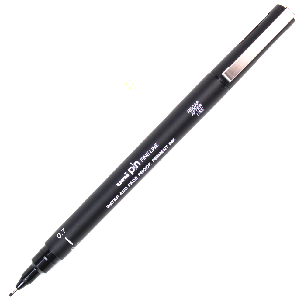 Caneta Nanquim Uni PIN 200 Uni-Ball 0.7 Preto