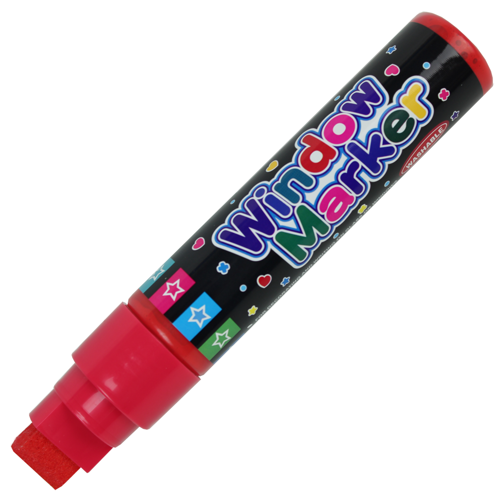 Caneta Para Vidro  Window Marker Vermelha