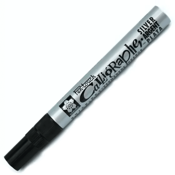 Marcador Permanente Pen Touch 5.0mm Prata Sakura