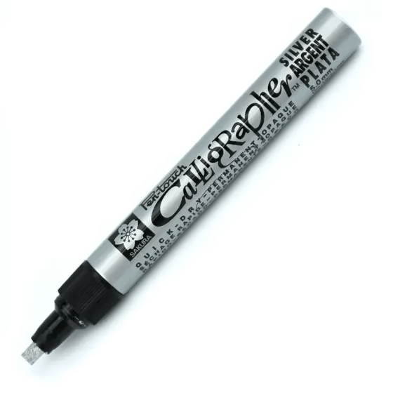 Marcador Permanente Pen Touch 5.0mm Prata Sakura