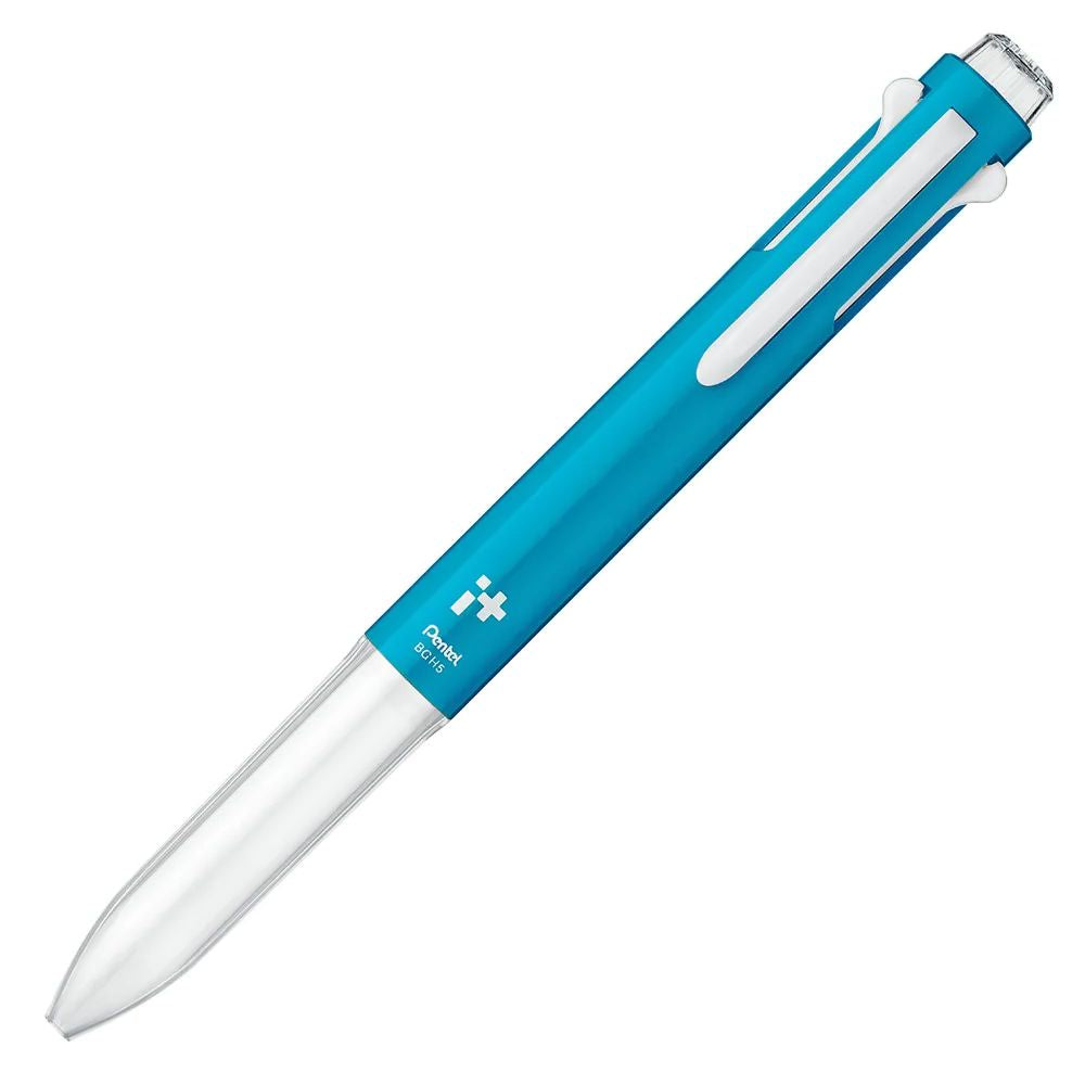 Caneta Multifuncional I+ Pentel Personalizável 5 Gatilhos Azul