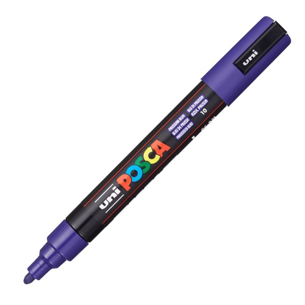 Caneta Posca Uni Ball PC-5M Azul Prussia