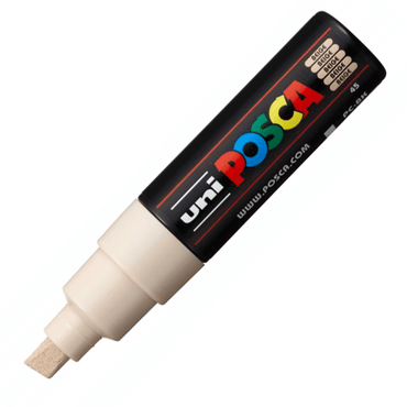 Caneta Posca Uni Ball Extra Board PC-8K Bege