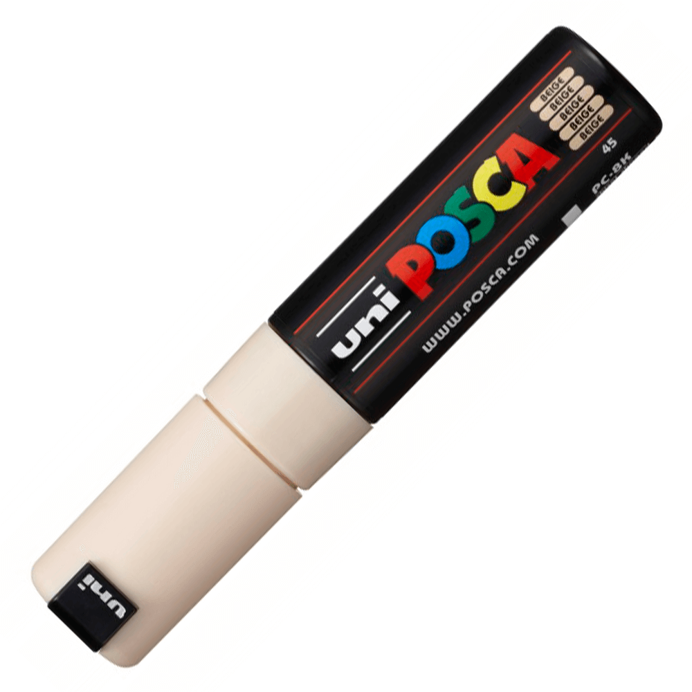 Caneta Posca Uni Ball Extra Board PC-8K Bege