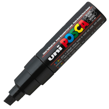 Caneta Posca Uni Ball Extra Board PC-8K Preto