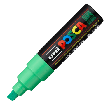 Caneta Posca Uni Ball Extra Board PC-8K Verde Fluorescente